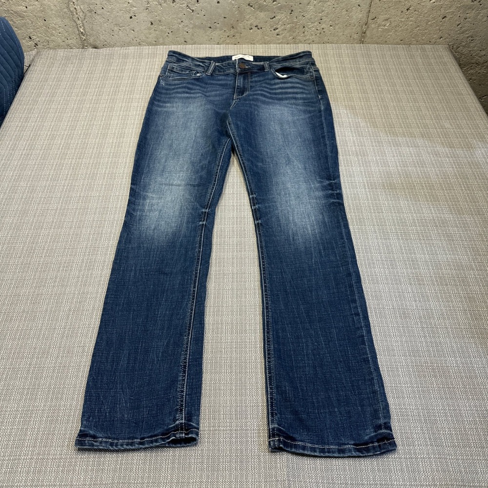 BKE Payton Jeans 30 x 31.5 Mid-Rise Straight Leg Dark Wash Universal Fit